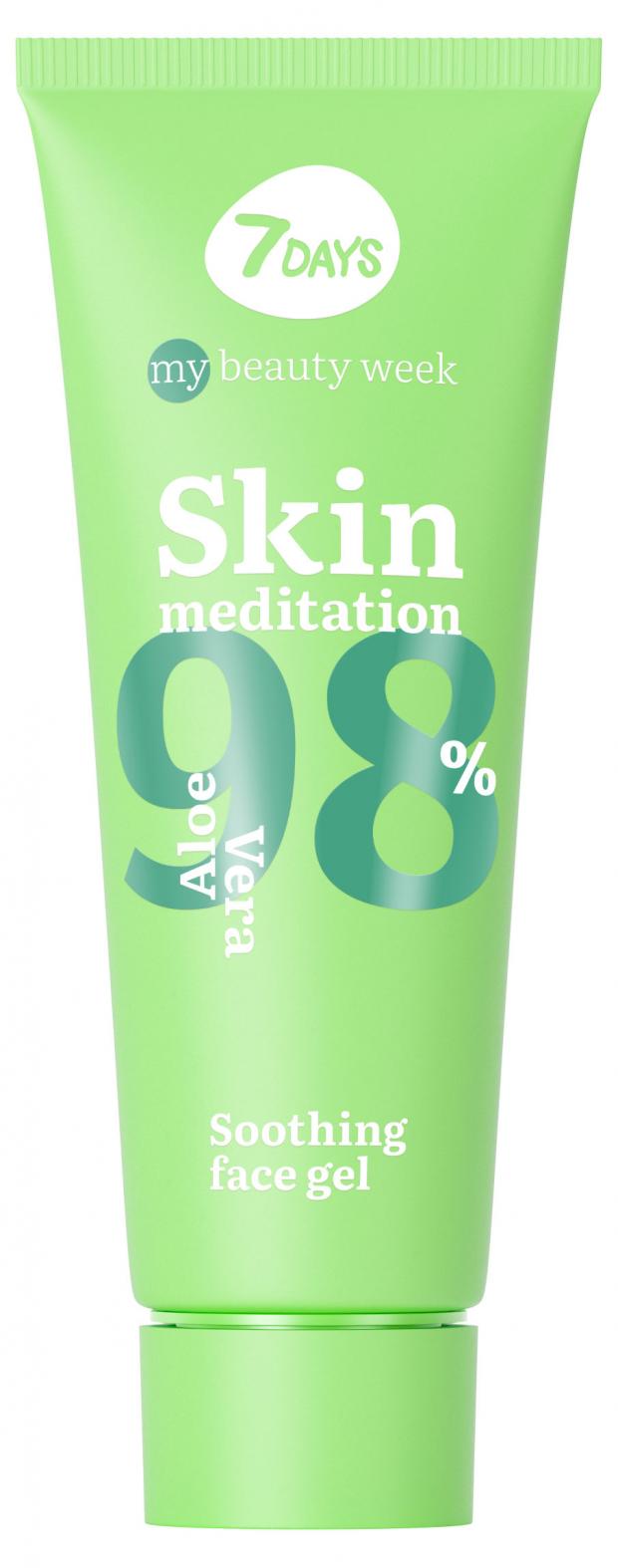 Гель для лица успокаивающий 7Days My Beauty Week Skin Meditation, 80 мл