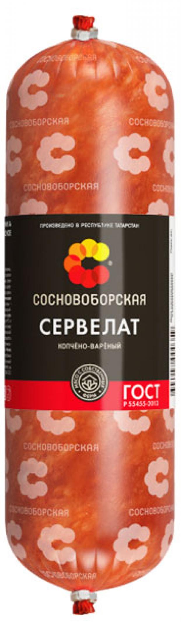 Колбаса Сосновоборская Сервелат Европейский, 330 г