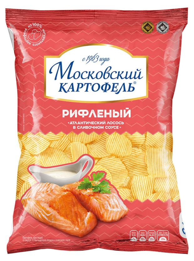 

Чипсы Московский картофель со вкусом атлантического лосося в сливочном соусе, 150 г