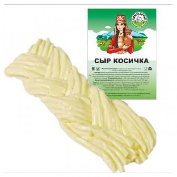 Сыр Адыгейский Косичка 45% БЗМЖ, 100 г