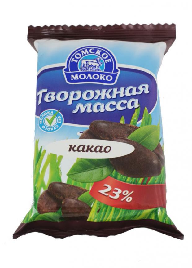 Масса творожная Томское Молоко с какао 23% БЗМЖ, 170 г