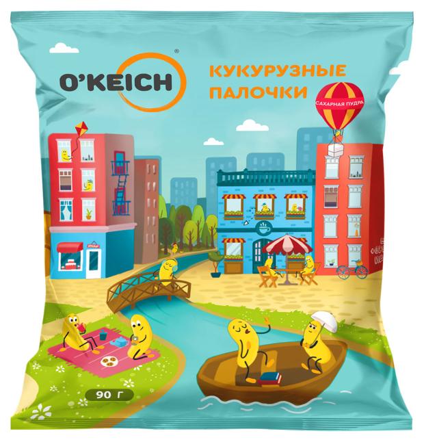 Кукурузные палочки O'KEICH сладкие, 90 г