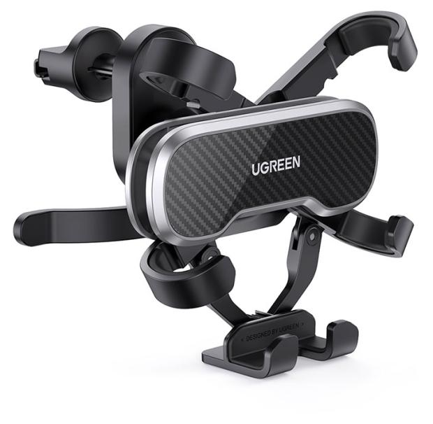 Держатель автомобильный Ugreen LP228 Gravity Phone Holder for Car with Hook для мобильных устройств, черный