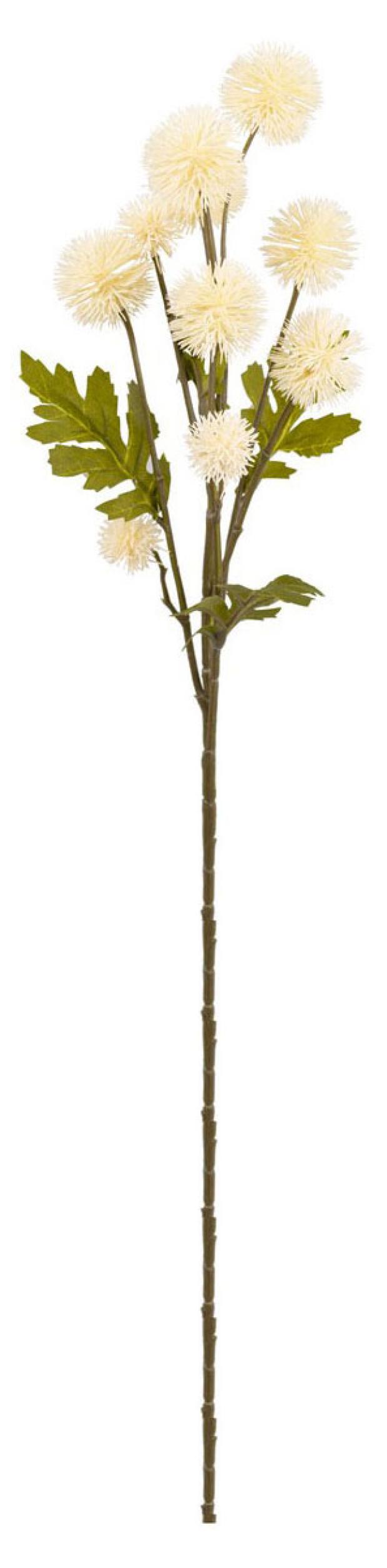 Цветок искусственный Decoland Эхинопс кремовый, 61 см