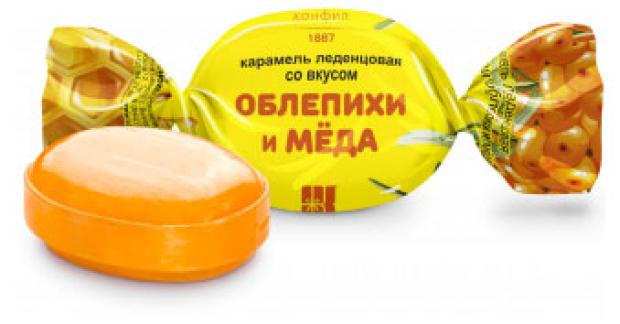 Карамель Конфил со вкусом облепихи и меда, вес