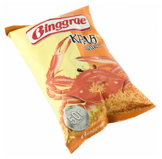 Чипсы Binggrae Крабовые, 50 г