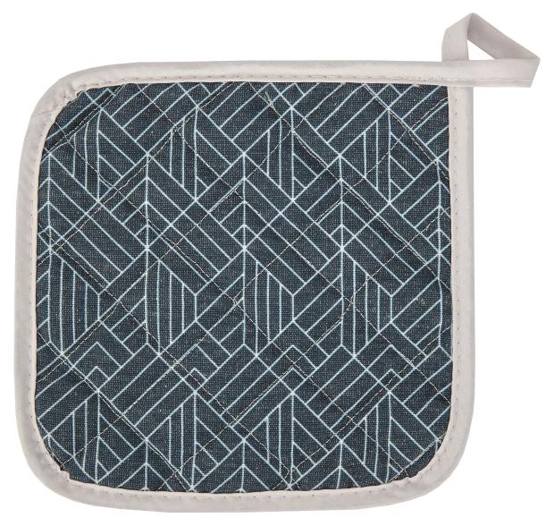 

Прихватка NAT Черная графика, 20х20 см