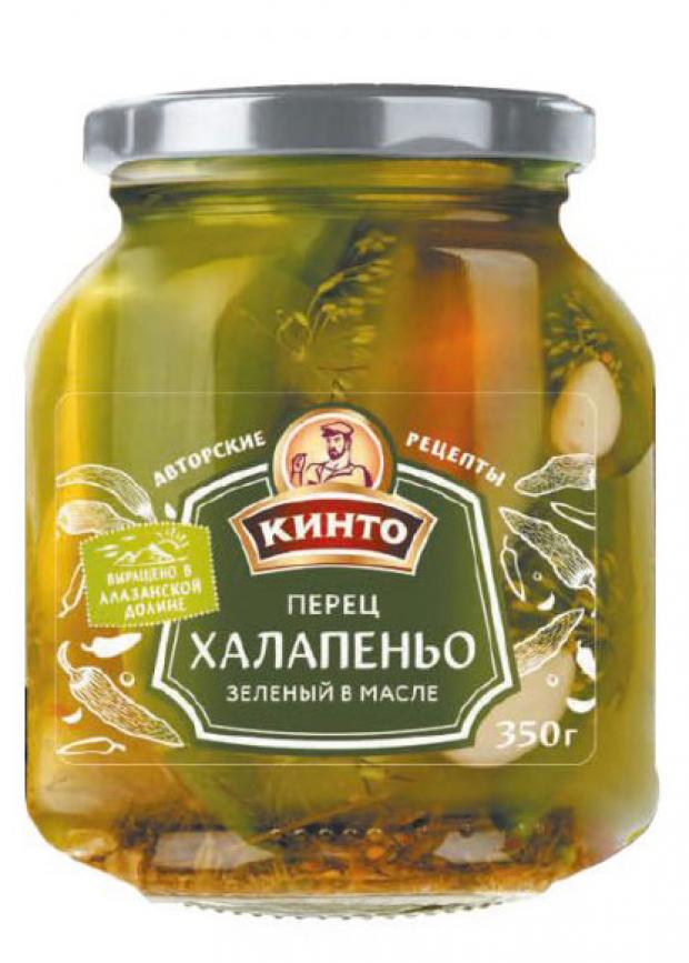 

Перец Кинто халапеньо зеленый в масле, 350 г