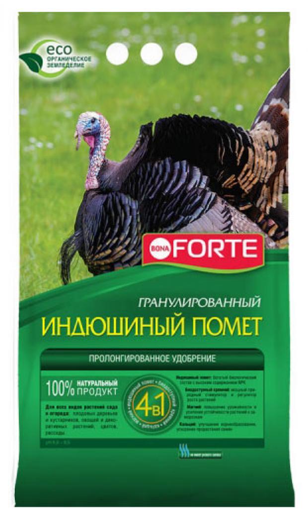 Индюшиный помет Bona Forte гранулированный, 2 кг