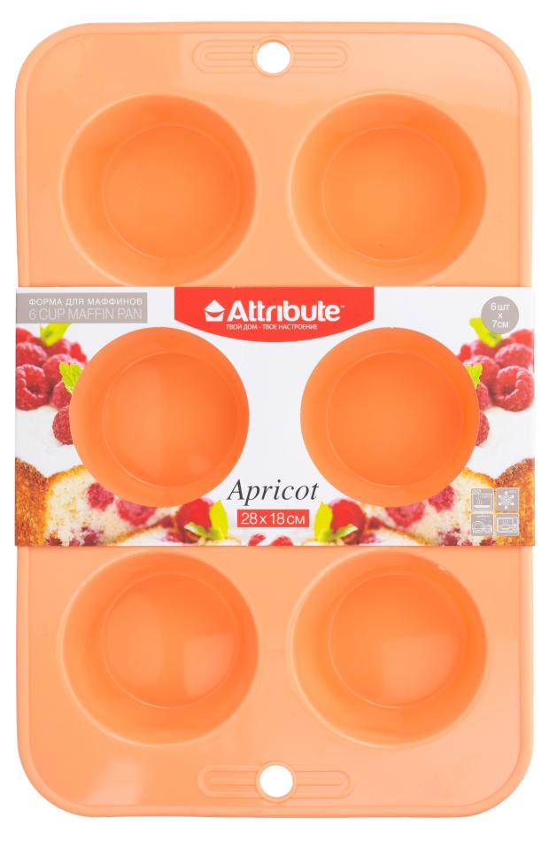 Форма для маффинов Attribute Bake 6 ячеек