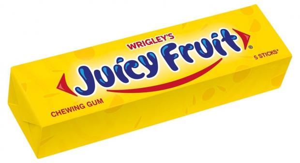 Резинка жевательная Juicy Fruit, 13 г