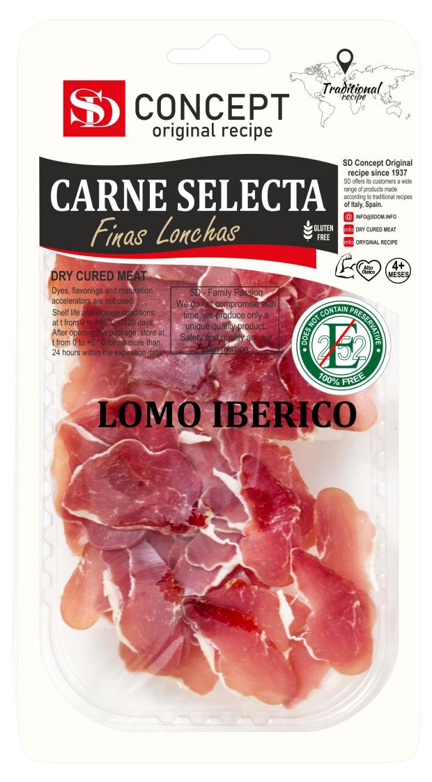 цена Ломо SD Concept Iberico сыровяленый, 50 г