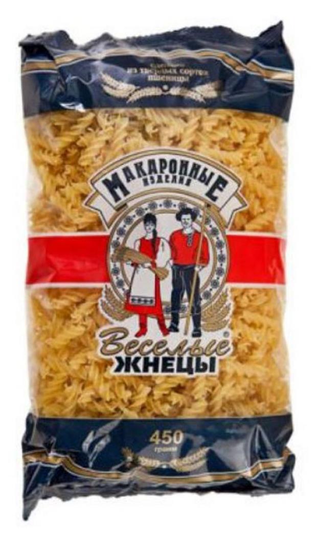 Макаронные изделия Веселые жнецы Спираль, 450 г