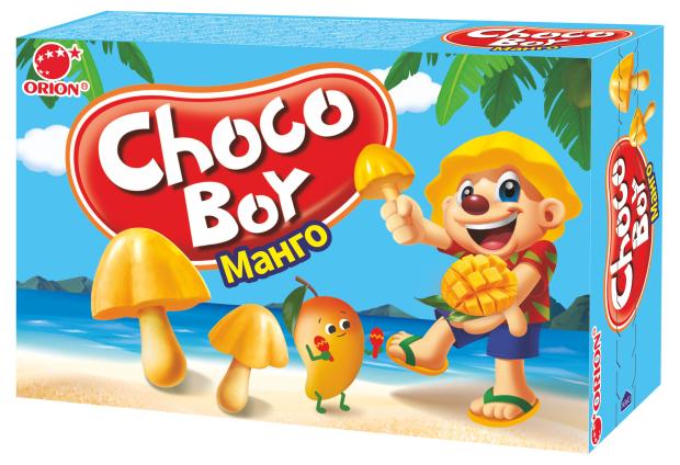 печенье orion chocoboy c карамелью 45 г Печенье Orion Сhocoboy Mango, 90 г