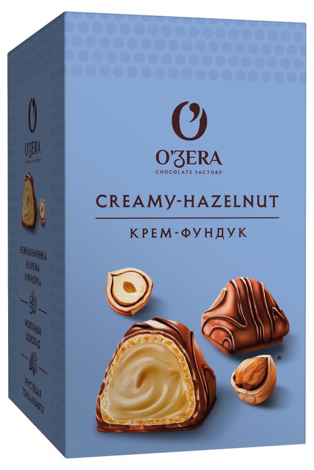 

Конфеты шоколадные O'zera Крем-фундук с молочно-ореховой начинкой, 150 г