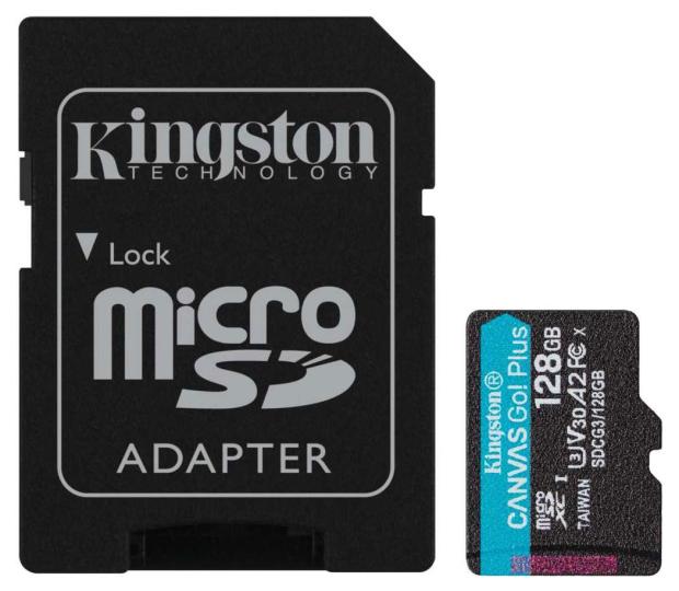 Карта памяти microSDXC Kingston Canvas Go! SDCG3 128Gb