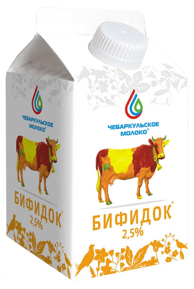 Бифидок Чебаркульское молоко 2,5%, 500 мл