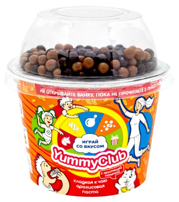 Паста арахисовая YummyClub Шоколадный микс, 250 г