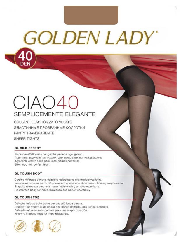 Колготки Golden Lady CIAO 40 melon, размер 2