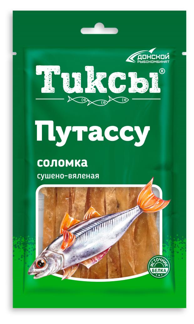 Путассу Тиксы соломка сушено-вяленая, 70 г