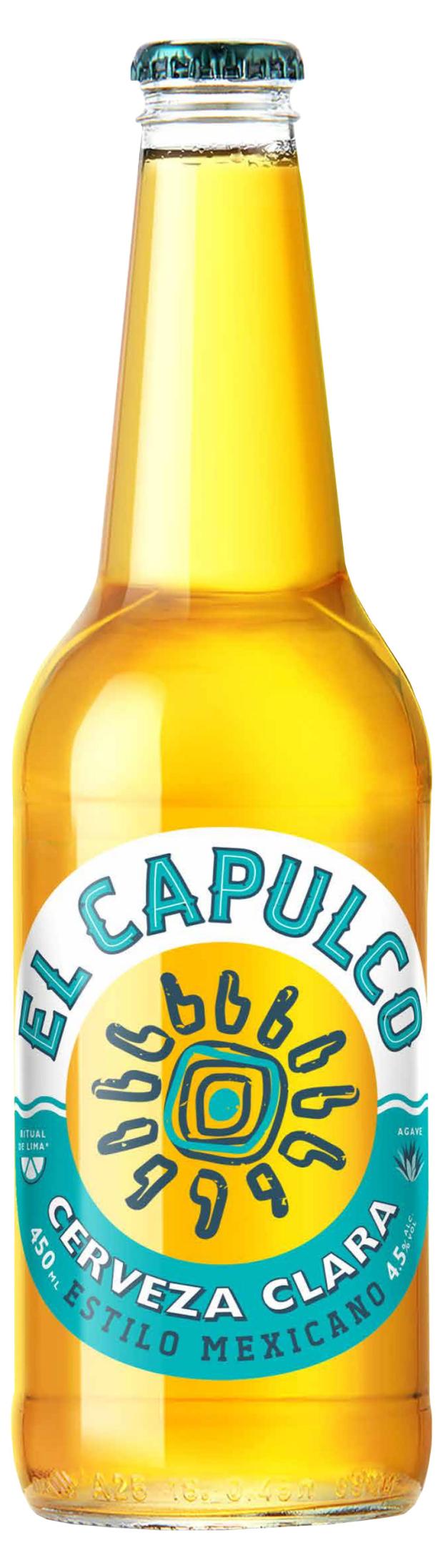 

Пиво EL Capulco светлое фильтрованное 4,5%, 450 мл