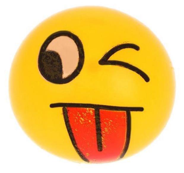 

Игрушка антистресс Наша Игрушка Смайлик 5,5 см, 1 шт
