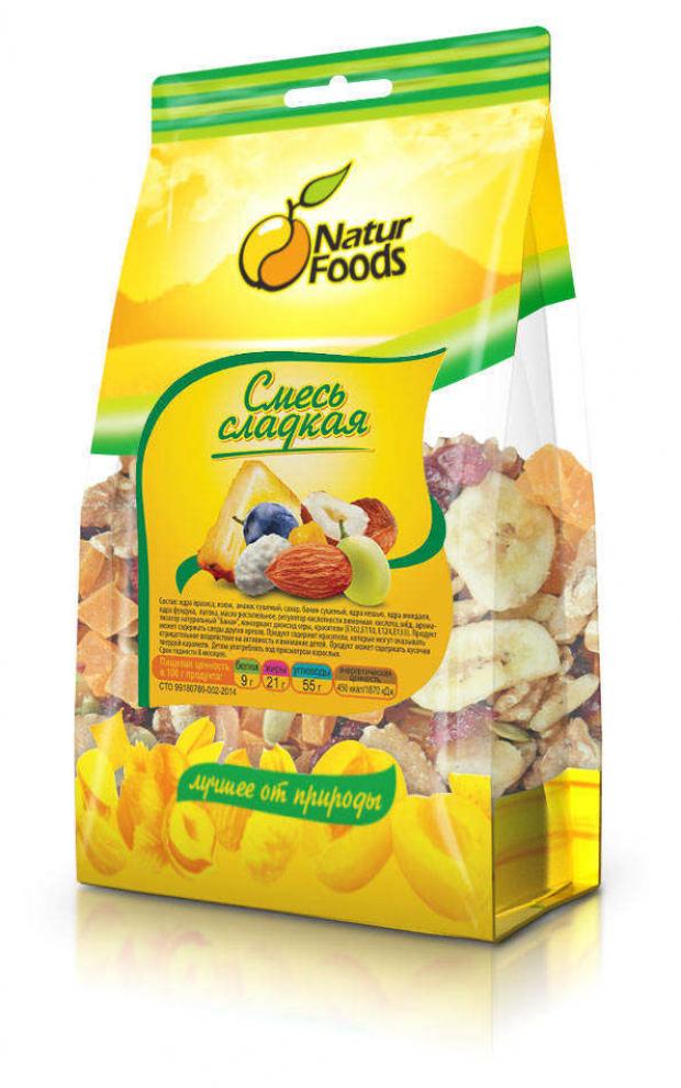 Смесь орехово-фруктовая NaturFoods сладкое ассорти, 450 г