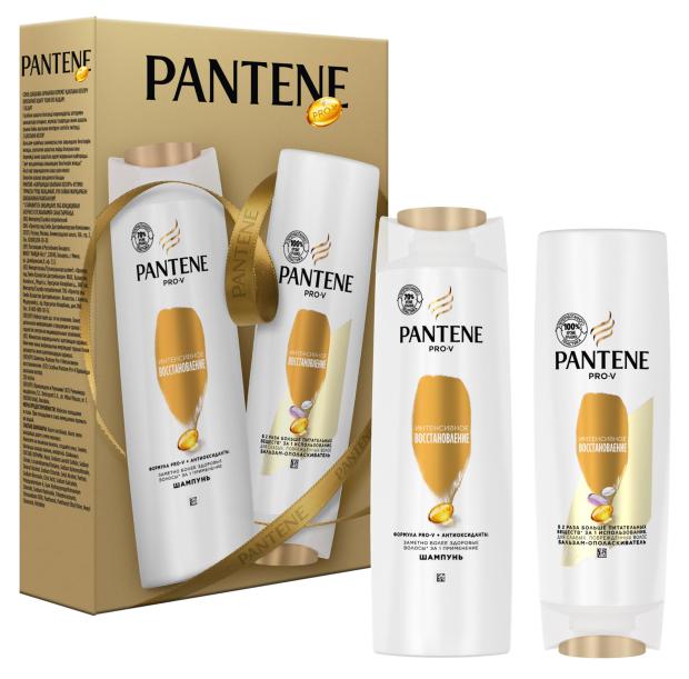 

Подарочный набор для женщин Pantene Интенсивное восстановление, Шампунь 250 мл + Бальзам для волос 200 мл