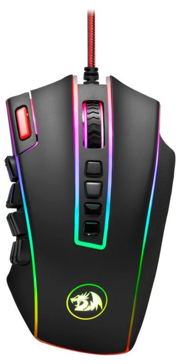 Мышь игровая Defender Redragon Vampire RGB проводная 9 кнопок 10000dpi игровая мышь redragon vampire