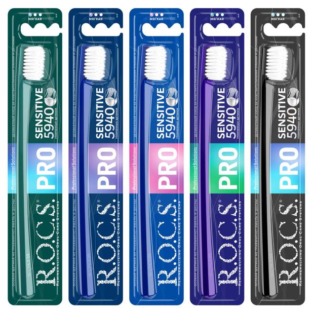 

Зубная щетка R.O.C.S. PRO Sensitine мягкая