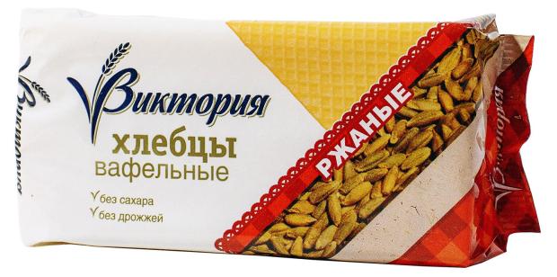 Хлебцы вафельные Виктория ржаные, 60 г