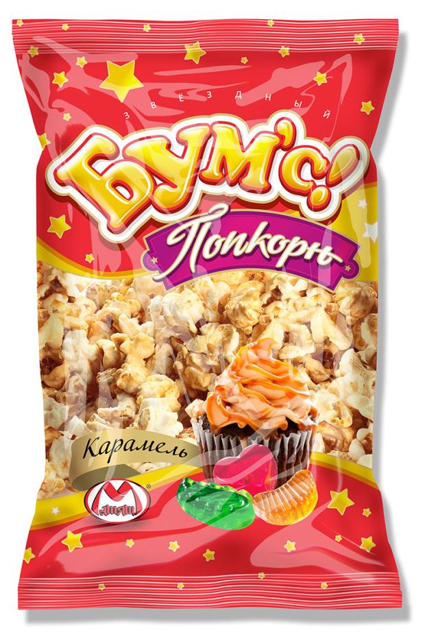 Попкорн Бумс со вкусом карамели, 80 г