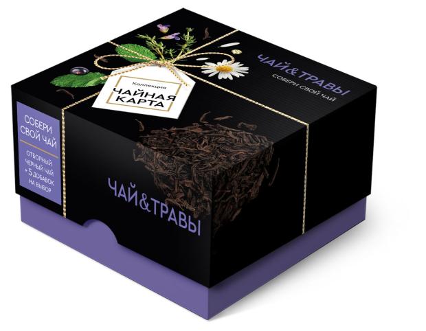 

Чай черный Чайная карта Ассорти с травами, 100 г