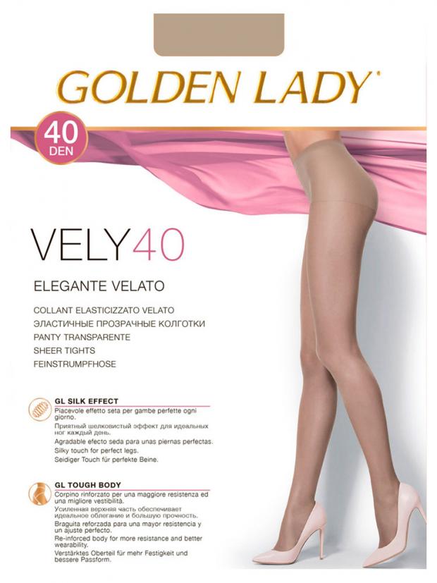 Колготки Golden Lady Vely 40 Den Daino, размер 2