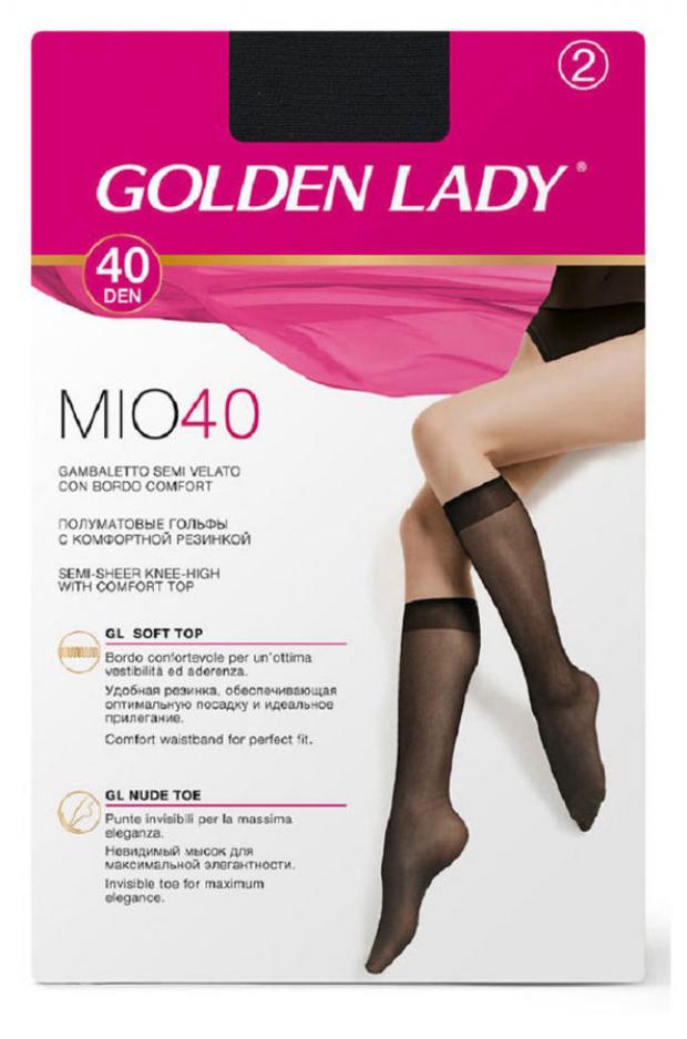 

Гольфы женские Golden Lady Mio 40 nero, 2 пары