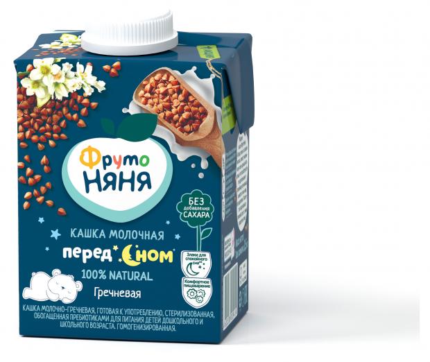 

Каша молочная «ФрутоНяня» Перед сном готовая гречневая, 500 г