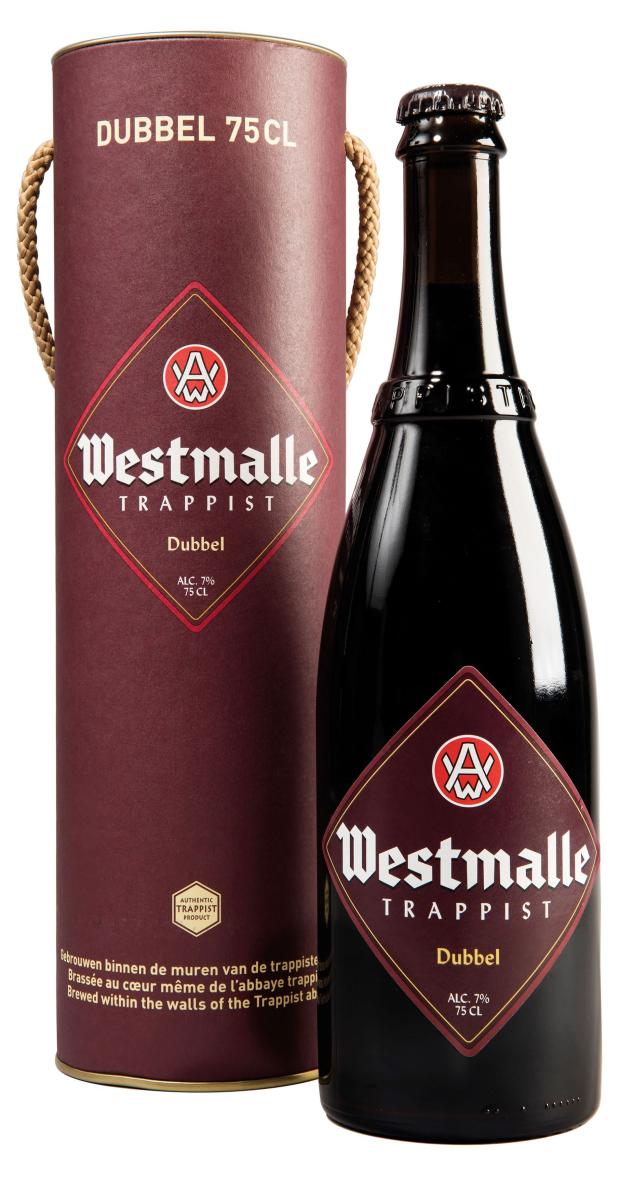 

Пиво Westmalle Trappist Dubbel темное нефильтрованное в тубе 7,0%, 750 мл
