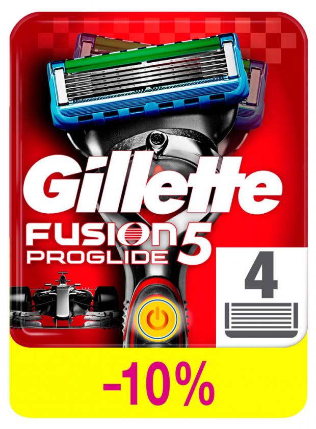 

Сменные кассеты для бритья Gillette Fusion5 ProGlide Power, 4 шт