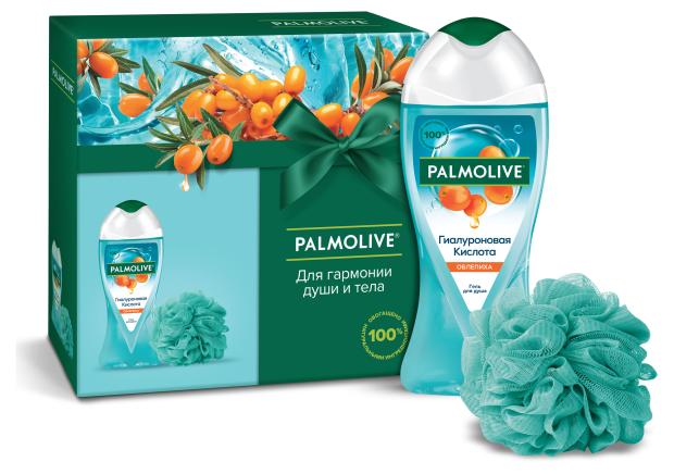 

Подарочный набор Palmolive Гиалуроновая Кислота, Гель для душа Palmolive 250 мл+ Мочалка
