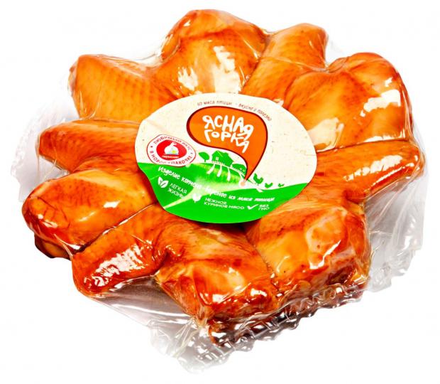 Крылья варено-копченые Ясная горка из мяса птицы, вес