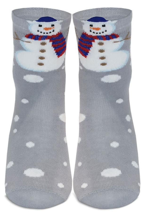 

Носки детские Снеговик, р 18-20