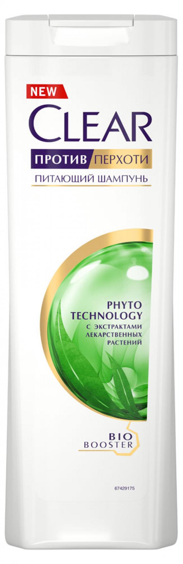 Шампунь для волос Clear Phyotechnology с экстрактами лекарственных растений, 400 мл