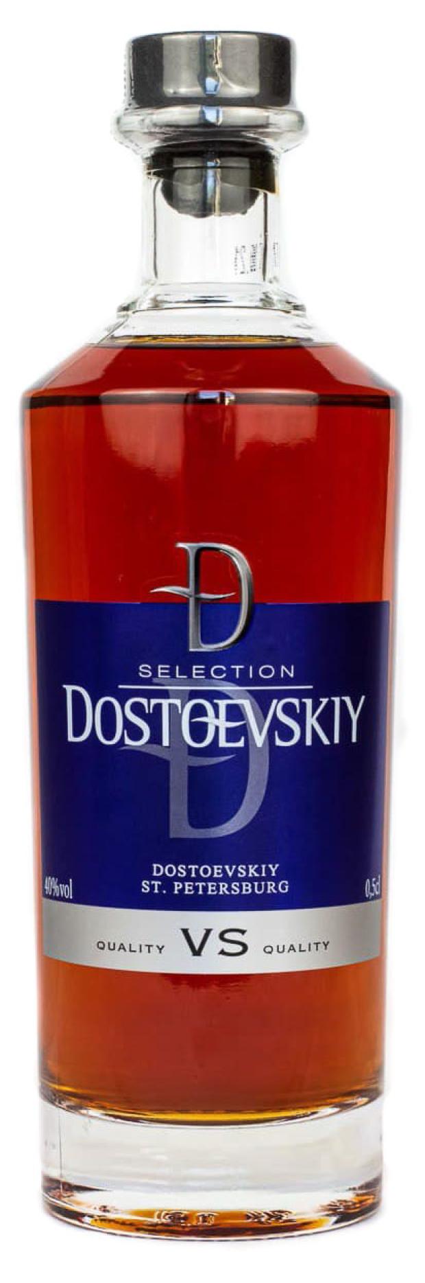 Коньяк Dostoevskiy VS четырехлетний Россия, 0,5 л