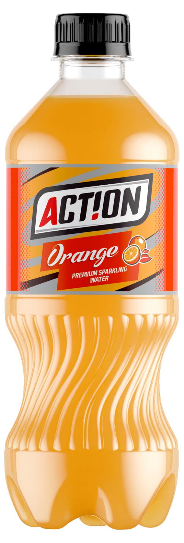 Напиток газированный Action Orange, 500 мл