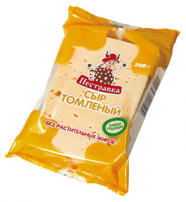 Сыр полутвердый Пестравка Томленый 50% БЗМЖ, 200 г