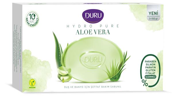 

Мыло туалетное Duru Hydro Pure Aloevera алоэ вера, 450 г