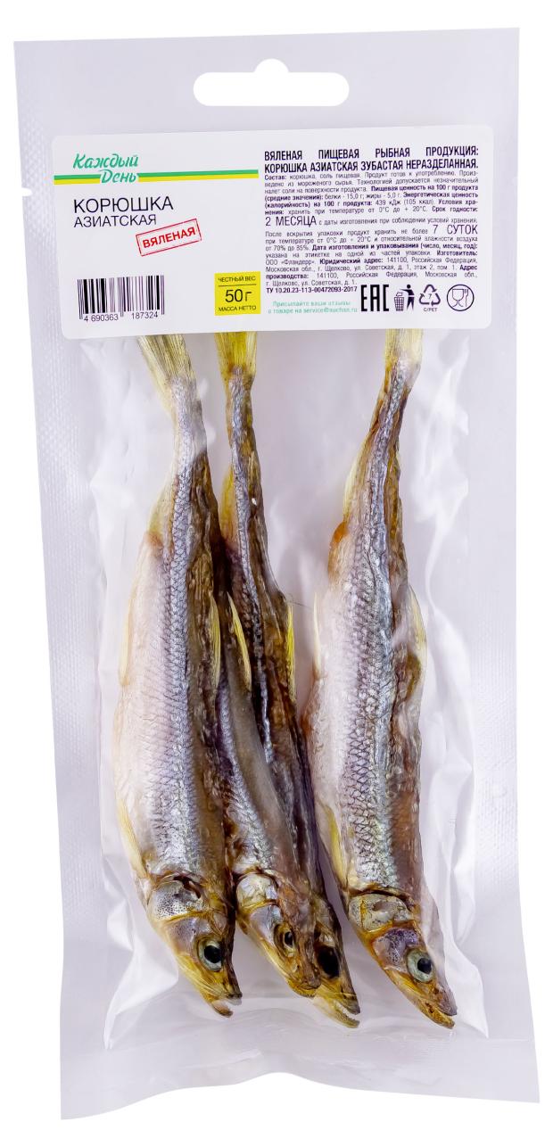 

Корюшка вяленая Каждый день, 50 г