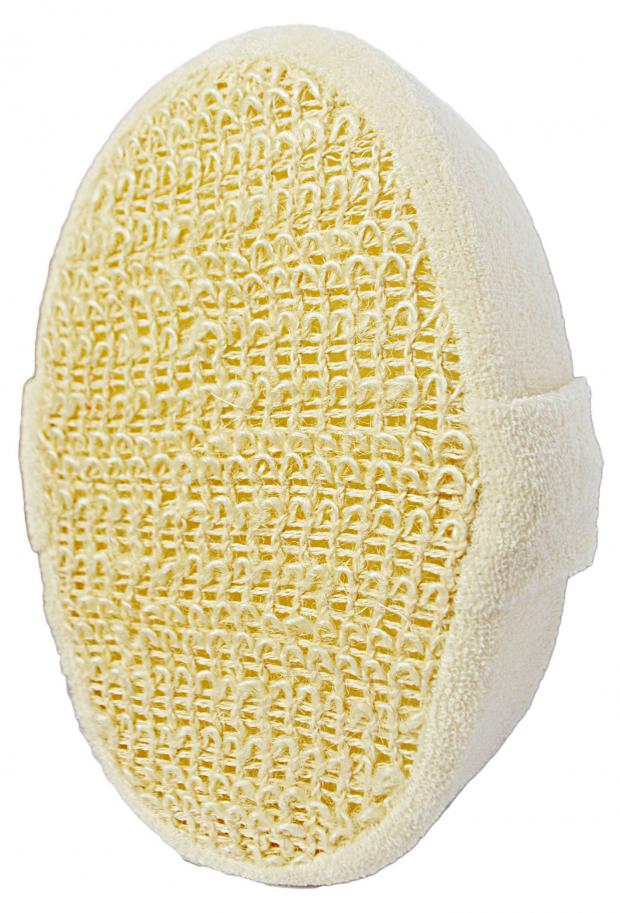 Мочалка Beauty Format натуральная брус овальный, 1 шт