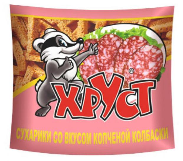 Сухарики Хруст копченая колбаса, 40 г