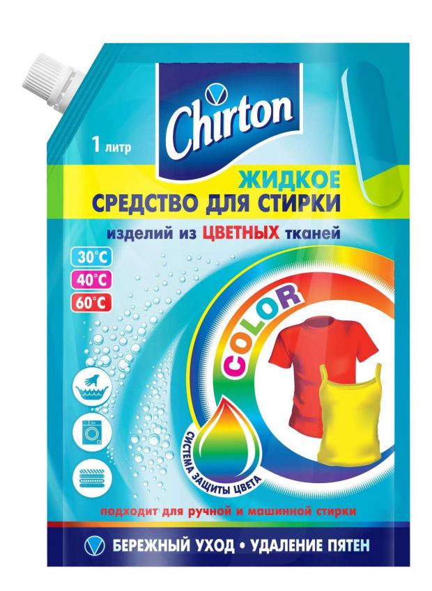 цена Гель для стирки Chirton для цветного белья, 1 л